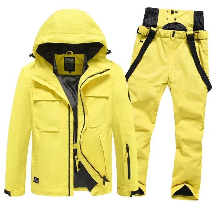 Men's Waterproof Ski Jacket & Pants Set | Insulated Snow Gear | Windproof Winter Outerwear