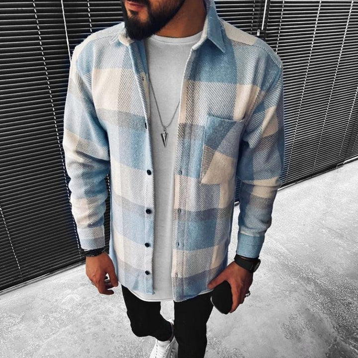 Brushed Flannel Shacket | Midweight Plaid Shirt Jacket | Soft Casual Layer