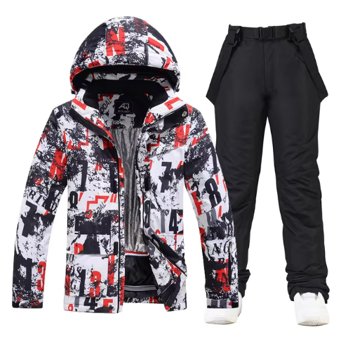 Men’s Ski Jacket & Pants Set | Waterproof Winter Outerwear | Insulated 2-Piece Snow Gear