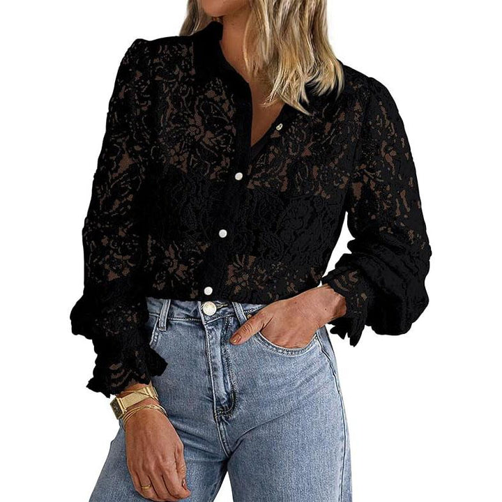 ILAW™ | Chic Long Sleeve Button Down Blouse