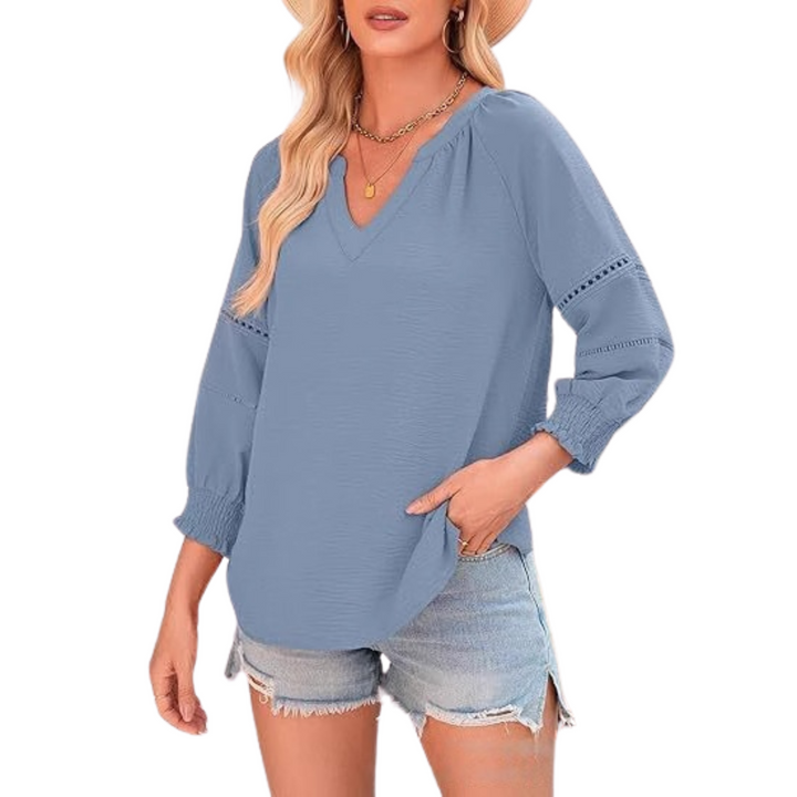GIANNA™ | Casual Elegant Lantern Sleeve Summer Blouse