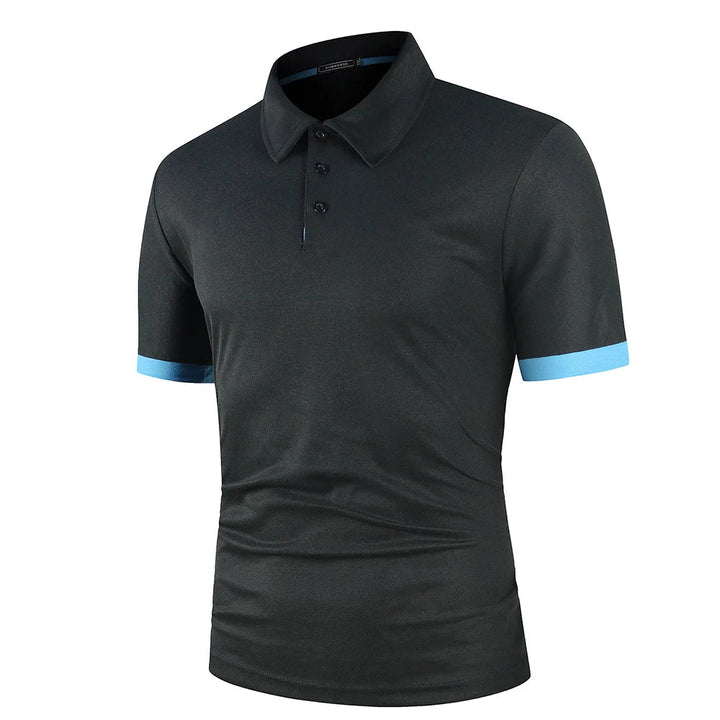 Athletic Polo Shirt | Stretch Performance Fabric with Contrast Trim
