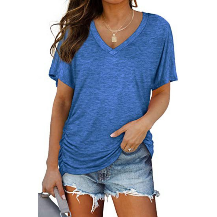 Eily™| Women Classic V-Neck Loose Fit Shirt