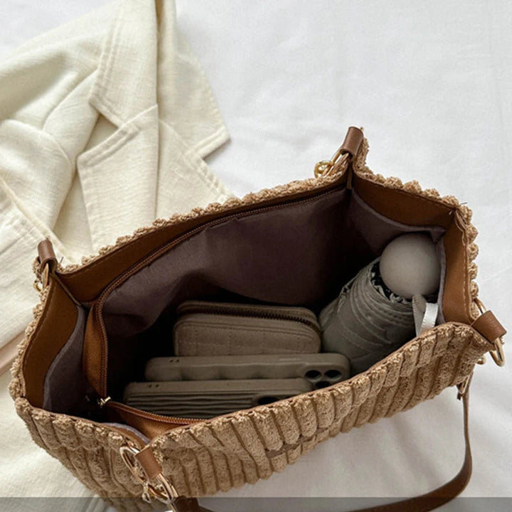 Onyx | Large Capacity Corduroy Tote Bag