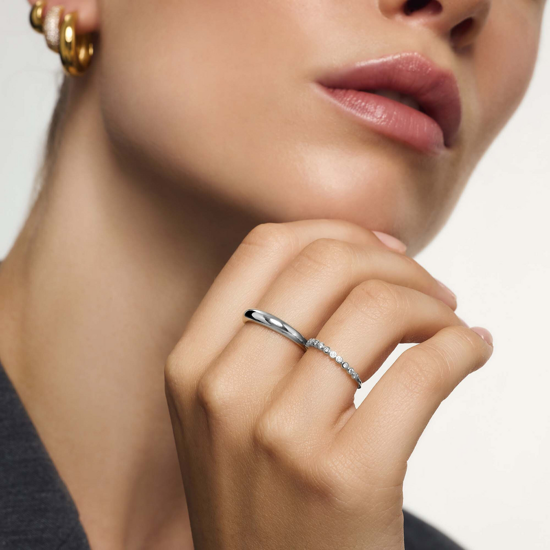 Bubble Ring | White Gold