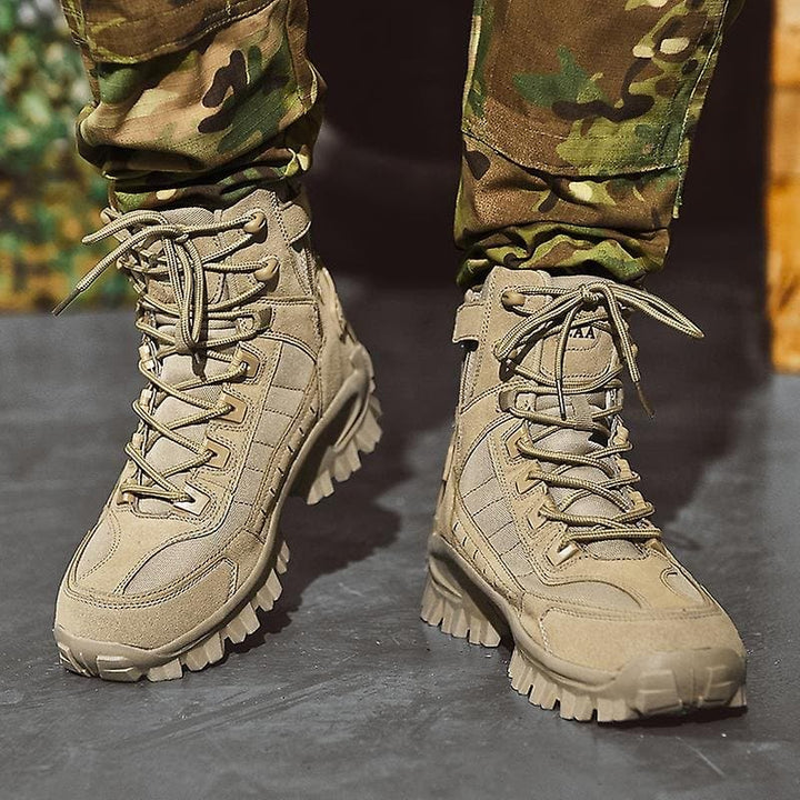 Men’s Tactical Combat Boots | Rugged High Ankle Design | All-Terrain Grip